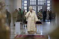 &laquo;Заклик Христа &bdquo;Йди за&nbsp;мною!&ldquo; звернений до&nbsp;кожного з&nbsp;нас, християн XXI століття&raquo;,&nbsp;&mdash; владика Андрій Хім&rsquo;як на&nbsp;першій Архиєрейській Літургії у&nbsp;Патріаршому соборі