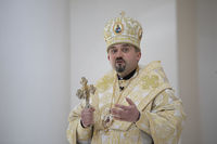 &laquo;Заклик Христа &bdquo;Йди за&nbsp;мною!&ldquo; звернений до&nbsp;кожного з&nbsp;нас, християн XXI століття&raquo;,&nbsp;&mdash; владика Андрій Хім&rsquo;як на&nbsp;першій Архиєрейській Літургії у&nbsp;Патріаршому соборі