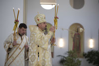 &laquo;Заклик Христа &bdquo;Йди за&nbsp;мною!&ldquo; звернений до&nbsp;кожного з&nbsp;нас, християн XXI століття&raquo;,&nbsp;&mdash; владика Андрій Хім&rsquo;як на&nbsp;першій Архиєрейській Літургії у&nbsp;Патріаршому соборі