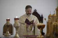 &laquo;Заклик Христа &bdquo;Йди за&nbsp;мною!&ldquo; звернений до&nbsp;кожного з&nbsp;нас, християн XXI століття&raquo;,&nbsp;&mdash; владика Андрій Хім&rsquo;як на&nbsp;першій Архиєрейській Літургії у&nbsp;Патріаршому соборі