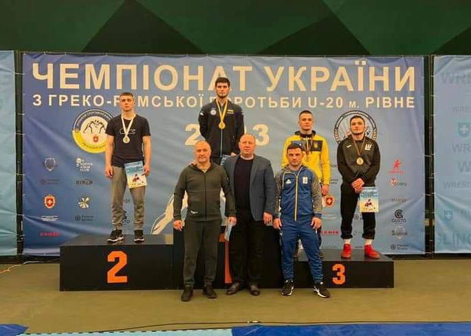 Наші спортсмени завоювали повний комплект медалей на чемпіонаті України з греко-римської боротьби U-20 Наші спортсмени завоювали повний комплект медалей на чемпіонаті України з греко-римської боротьби U-20
