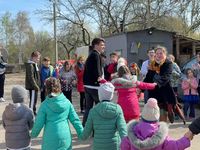 Біля катедрального собору в&nbsp;Харкові провели великодні гаївки