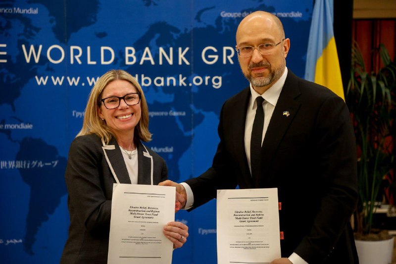 📝 Світовий банк надасть Україні додаткові $200 млн на відновлення енергетики! Щойно у Вашингтоні підписали... 📝 Світовий банк надасть Україні додаткові $200 млн на відновлення енергетики! Щойно у Вашингтоні підписали...