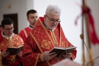 &laquo;Найперше завдання священника&nbsp;&mdash; бачити Христа на&nbsp;колінах перед своїм народом&raquo;,&nbsp;&mdash; Блаженніший Святослав у&nbsp;Великий четвер