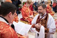 &laquo;Найперше завдання священника&nbsp;&mdash; бачити Христа на&nbsp;колінах перед своїм народом&raquo;,&nbsp;&mdash; Блаженніший Святослав у&nbsp;Великий четвер