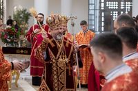 &laquo;Найперше завдання священника&nbsp;&mdash; бачити Христа на&nbsp;колінах перед своїм народом&raquo;,&nbsp;&mdash; Блаженніший Святослав у&nbsp;Великий четвер