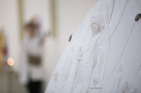 У Патріаршому соборі освятили барельєф архистратига Михаїла, який подарували католики Італії