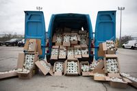 У Патріаршому соборі освятили великодні страви для захисників