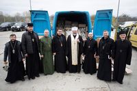 У Патріаршому соборі освятили великодні страви для захисників