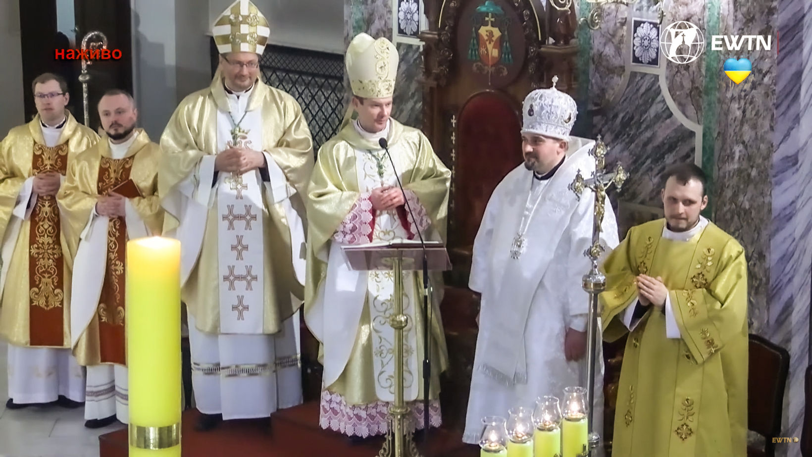 Владика Андрій Хім&rsquo;як на&nbsp;Пасхальній Вігілії в&nbsp;костелі Святого Олександра: &laquo;Зцілившись ранами Ісуса Христа, ми&nbsp;будемо новими людьми&raquo;