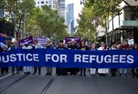 Владика Микола Бичок взяв участь у Ході за справедливість для біженців в Австралії Владика Микола Бичок взяв участь у Ході за справедливість для біженців в Австралії