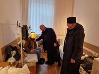 Владики Степан Сус та&nbsp;Андрій Хім&rsquo;як із&nbsp;великодніми привітаннями відвідали поранених військових