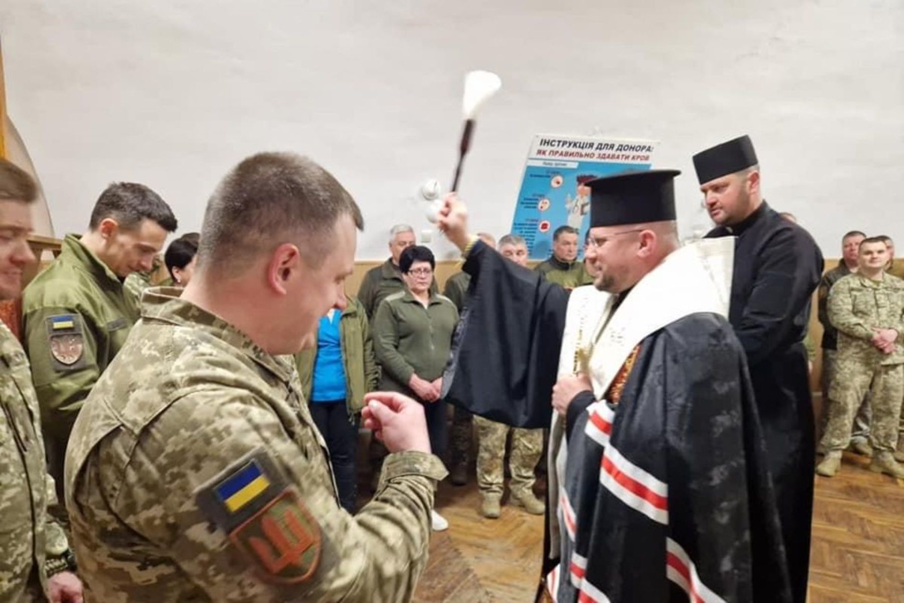 Владики Степан Сус та&nbsp;Андрій Хім&rsquo;як із&nbsp;великодніми привітаннями відвідали поранених військових