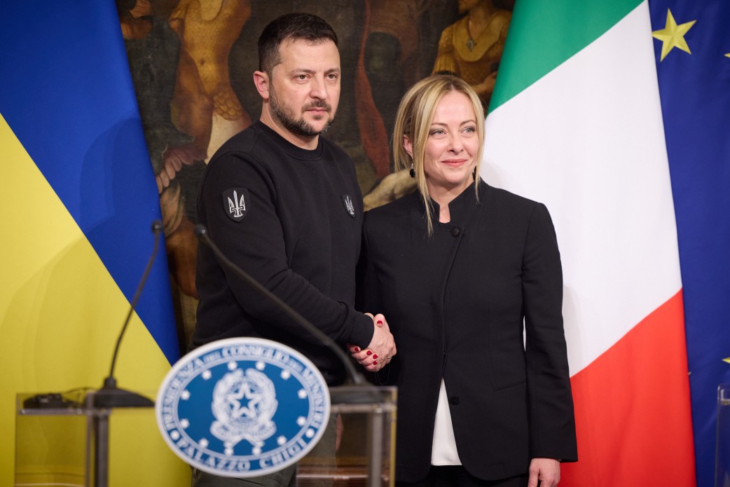 Більше безпеки, більше співпраці, більше можливостей повернути мир – Володимир Зеленський за результатами переговорів із Джорджею Мелоні в Римі Більше безпеки, більше співпраці, більше можливостей повернути мир – Володимир Зеленський за результатами переговорів із Джорджею Мелоні в Римі