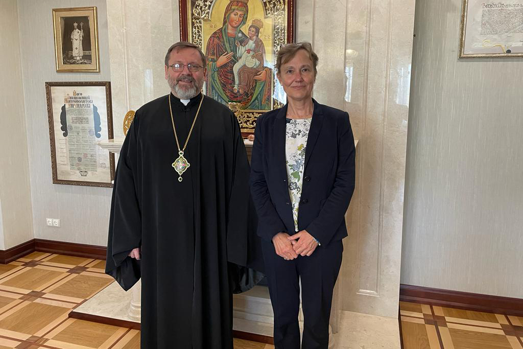 Блаженніший Святослав провів зустріч з Послом Німеччини в Україні Блаженніший Святослав провів зустріч з Послом Німеччини в Україні