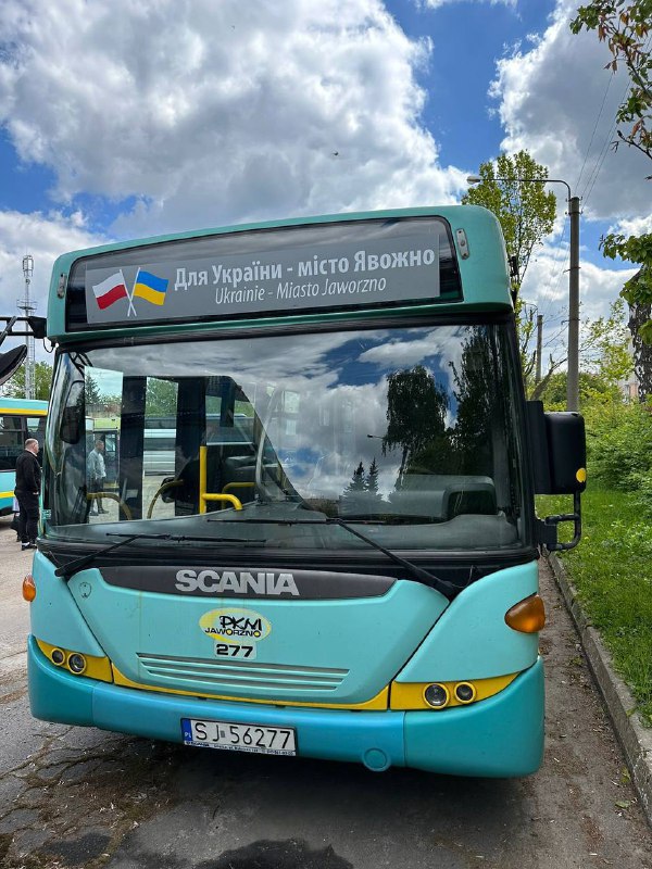 🚌Посилюємо роботу центрів: отримали чотири автобуси із Польщі
🤝Транспорт приїхав до наших центрів з польського міста Явожно 🚌Посилюємо роботу центрів: отримали чотири автобуси із Польщі
🤝Транспорт приїхав до наших центрів з польського міста Явожно