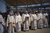 &laquo;Давно ми&nbsp;не&nbsp;провадили сюди прощі&raquo;: відбулася проща зі&nbsp;Стрия на&nbsp;Ясну Гору до&nbsp;Гошева