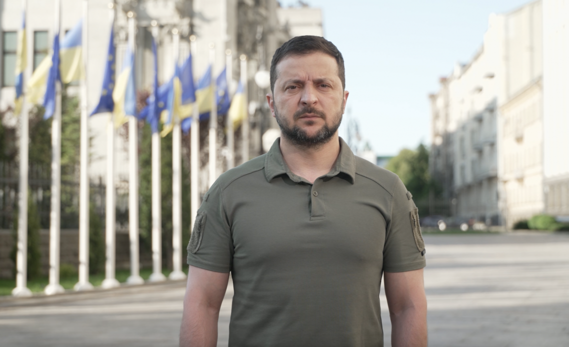 Київ та всі наші міста, вся Україна поставить крапку в історії московської деспотії – звернення Президента Володимира Зеленського Київ та всі наші міста, вся Україна поставить крапку в історії московської деспотії – звернення Президента Володимира Зеленського
