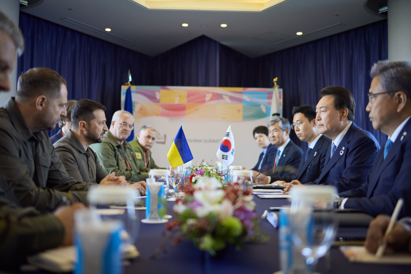 Президент України провів зустріч із Президентом Республіки Корея Президент України провів зустріч із Президентом Республіки Корея