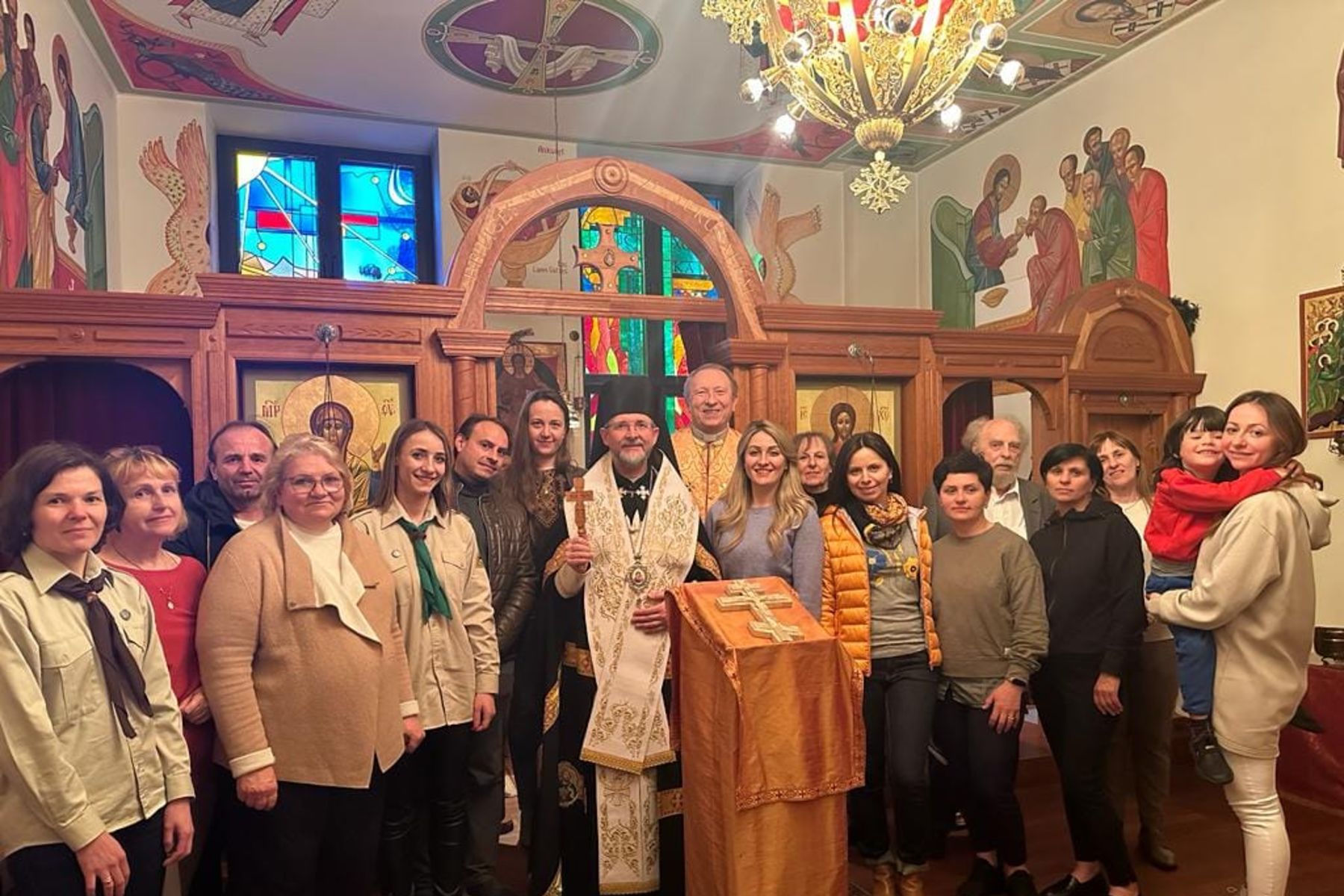 &laquo;У&nbsp;храмі ми&nbsp;вчимося того, що&nbsp;означає бути християнином&raquo;,&nbsp;&mdash; владика Богдан Дзюрах у&nbsp;Франкфурті-на-Майні