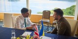 Володимир Зеленський у Японії провів зустріч із Прем’єр-міністром Італії Володимир Зеленський у Японії провів зустріч із Прем’єр-міністром Італії
