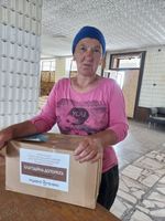 Церква, яка допомагає: отець Олександр Більський про роздачу гігієнічних наборів на Херсонщині Церква, яка допомагає: отець Олександр Більський про роздачу гігієнічних наборів на Херсонщині