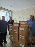 Церква, яка допомагає: отець Олександр Більський про роздачу гігієнічних наборів на Херсонщині Церква, яка допомагає: отець Олександр Більський про роздачу гігієнічних наборів на Херсонщині