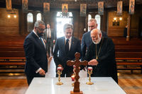 Держсекретар США і&nbsp;міністр закордонних справ Великої Британії відвідали катедральний собор УГКЦ у&nbsp;Лондоні