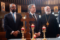 Держсекретар США і&nbsp;міністр закордонних справ Великої Британії відвідали катедральний собор УГКЦ в&nbsp;Лондоні