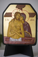 «Духовна звитяга»: в Патріаршому соборі Воскресіння Христового проходить виставка ікон, написаних на бронеплитах «Духовна звитяга»: в Патріаршому соборі Воскресіння Христового проходить виставка ікон, написаних на бронеплитах