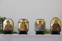 «Духовна звитяга»: в Патріаршому соборі Воскресіння Христового проходить виставка ікон, написаних на бронеплитах «Духовна звитяга»: в Патріаршому соборі Воскресіння Христового проходить виставка ікон, написаних на бронеплитах