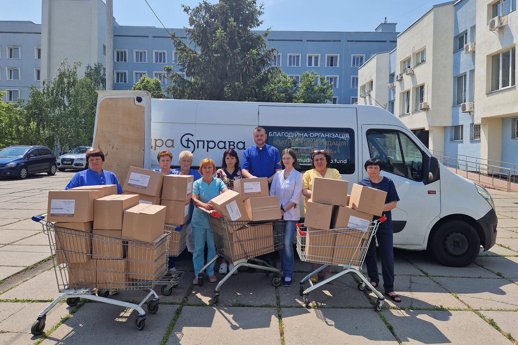 Патріарша фундація &laquo;Мудра справа&raquo; передала гігієнічні набори для медзакладів Київщини