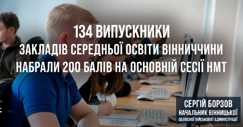 ❗️Вітаю юних вінничан, які склали національний мультипредметний тест на найвищий результат! ❗️Вітаю юних вінничан, які склали національний мультипредметний тест на найвищий результат!