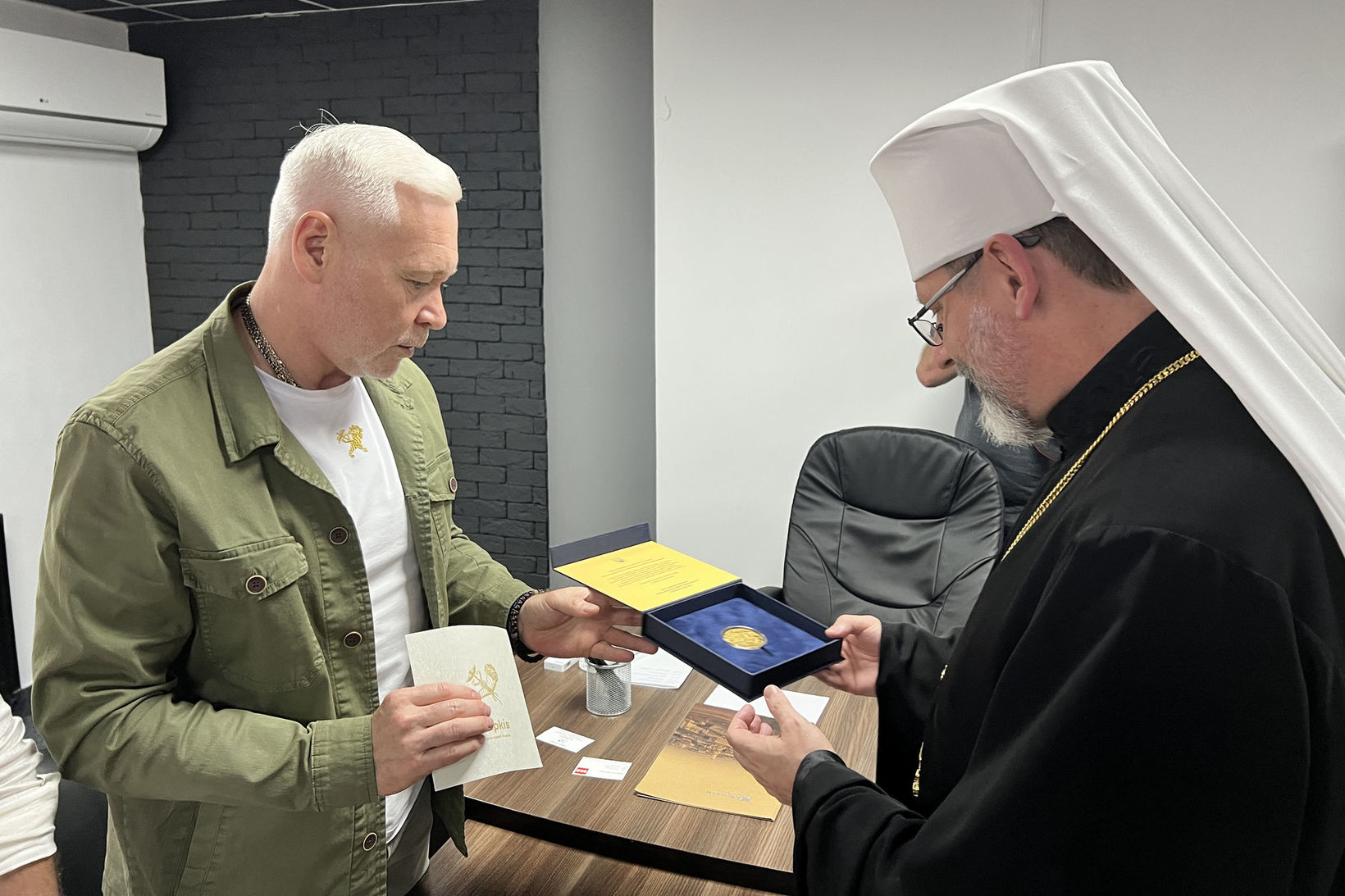 Блаженніший Святослав зустрівся з мером Харкова Ігорем Тереховим Блаженніший Святослав зустрівся з мером Харкова Ігорем Тереховим