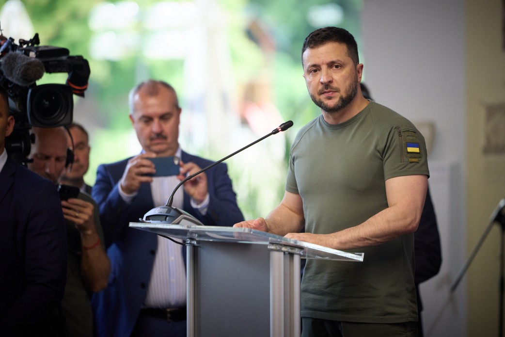 Болгарія є захисницею свободи й противницею геноцидної політики Росії – Президент України за результатами зустрічі з Прем'єр-міністром Ніколаєм Денковим Болгарія є захисницею свободи й противницею геноцидної політики Росії – Президент України за результатами зустрічі з Прем'єр-міністром Ніколаєм Денковим
