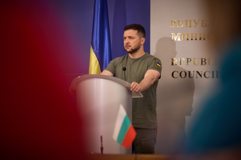 Болгарія є захисницею свободи й противницею геноцидної політики Росії – Президент України за результатами зустрічі з Прем'єр-міністром Ніколаєм Денковим Болгарія є захисницею свободи й противницею геноцидної політики Росії – Президент України за результатами зустрічі з Прем'єр-міністром Ніколаєм Денковим