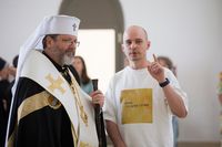 &laquo;Ці&nbsp;ікони на&nbsp;&bdquo;поранених&ldquo; бронеплитах виявляють духовний світ українського воїна&raquo;,&nbsp;&mdash; Глава УГКЦ на&nbsp;завершення виставки