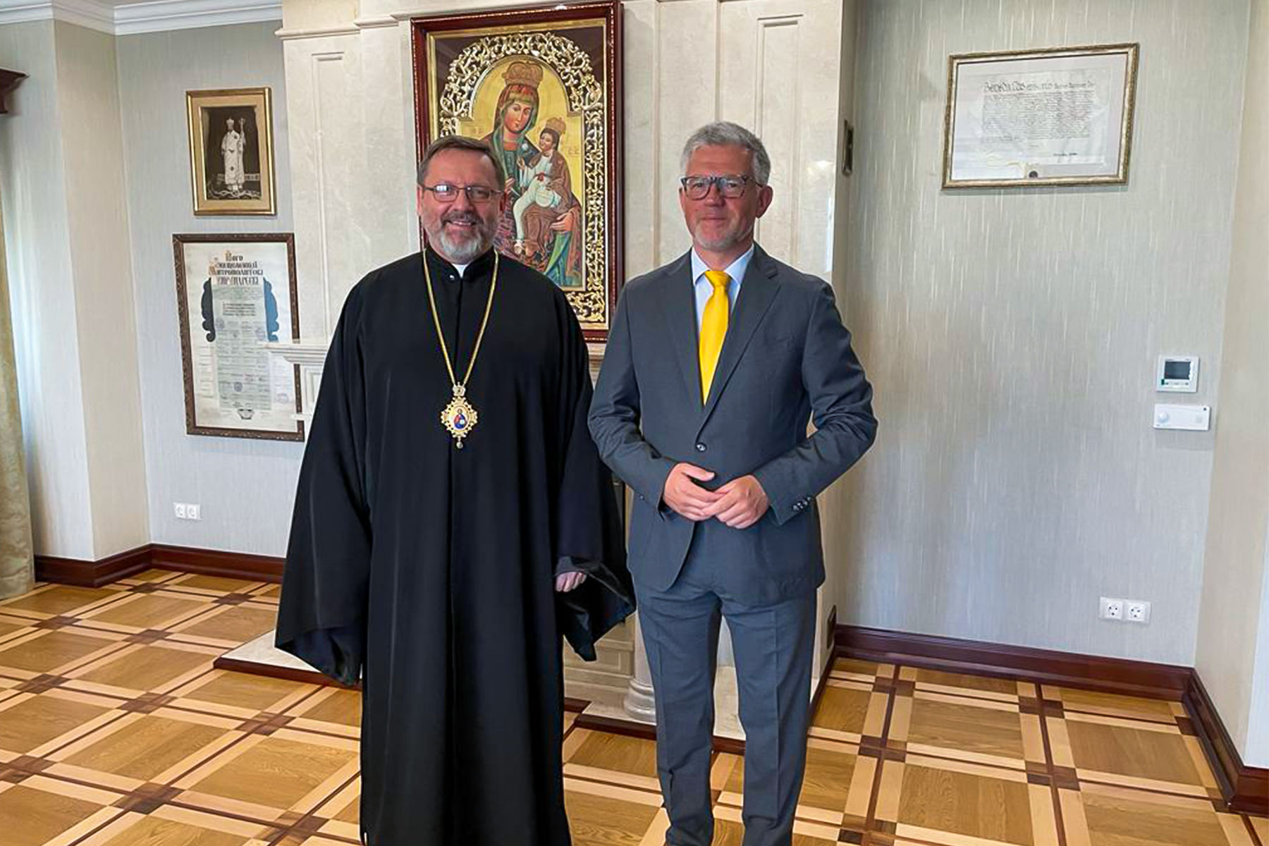 Глава УГКЦ зустрівся із&nbsp;заступником міністра закордонних справ України