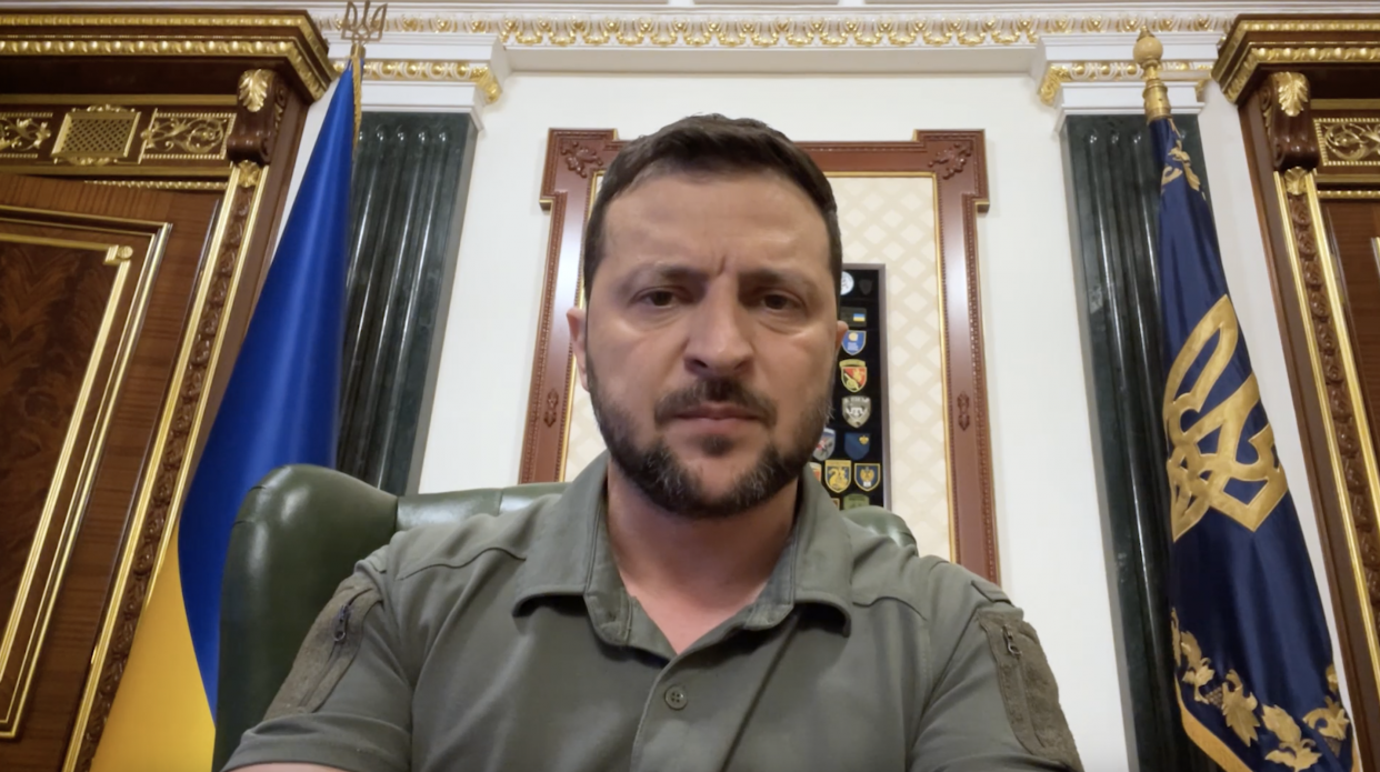 Російський терор зачіпає всіх; кожен у світі має бути зацікавлений у притягненні Росії до відповідальності – звернення Президента України Російський терор зачіпає всіх; кожен у світі має бути зацікавлений у притягненні Росії до відповідальності – звернення Президента України