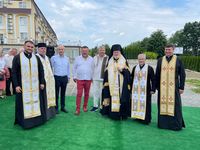 У Моршині владика Тарас Сеньків освятив наріжний камінь каплиці в&nbsp;оздоровчому комплексі &laquo;Святий Шарбель&raquo;