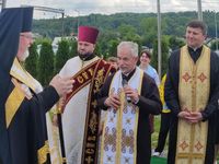 У Моршині владика Тарас Сеньків освятив наріжний камінь каплиці в&nbsp;оздоровчому комплексі &laquo;Святий Шарбель&raquo;