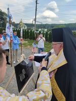 У Моршині владика Тарас Сеньків освятив наріжний камінь каплиці в&nbsp;оздоровчому комплексі &laquo;Святий Шарбель&raquo;