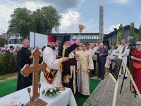 У Моршині владика Тарас Сеньків освятив наріжний камінь каплиці в&nbsp;оздоровчому комплексі &laquo;Святий Шарбель&raquo;