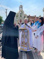 У Моршині владика Тарас Сеньків освятив наріжний камінь каплиці в&nbsp;оздоровчому комплексі &laquo;Святий Шарбель&raquo;