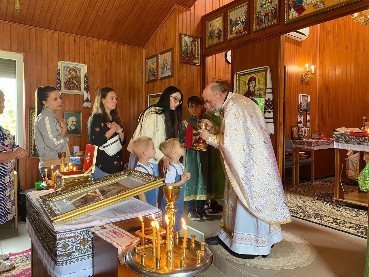 У храмі УГКЦ у&nbsp;Полтаві побували мощі св. Йосафата та&nbsp;відбулися реколекції