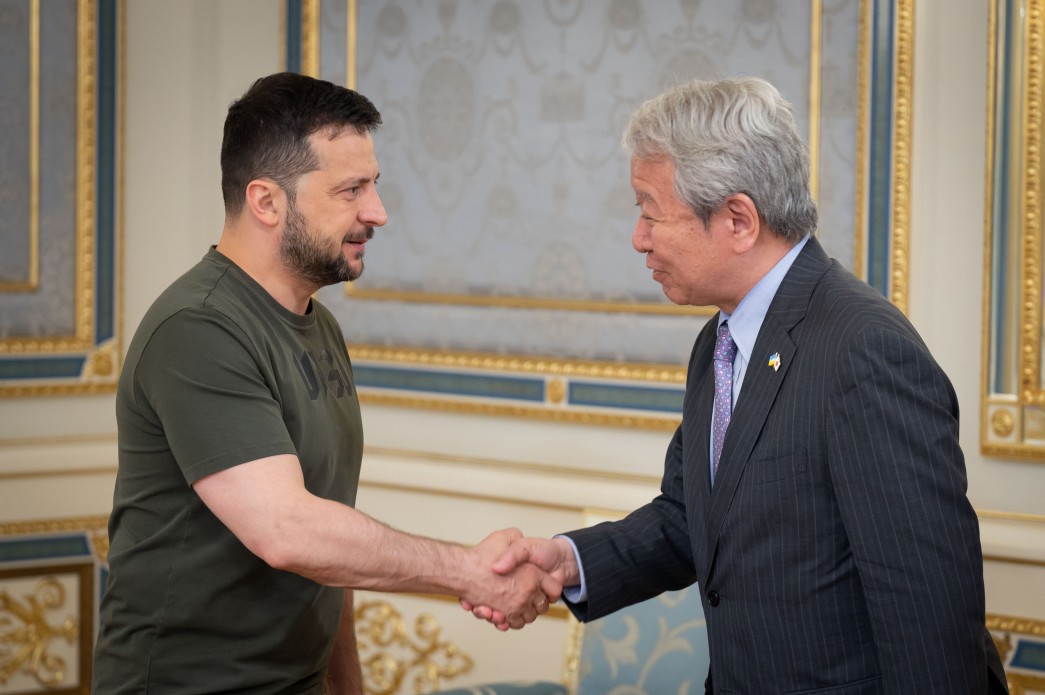Володимир Зеленський зустрівся з президентом Японського агентства міжнародного співробітництва Володимир Зеленський зустрівся з президентом Японського агентства міжнародного співробітництва