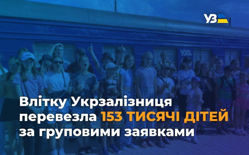 👧👦🚆Продовжуємо допомагати оздоровлювати якомога більше дітей.
Так, з початку літа перевезли понад 153 тисячі дітей за груповими заявками 👧👦🚆Продовжуємо допомагати оздоровлювати якомога більше дітей.
Так, з початку літа перевезли понад 153 тисячі дітей за груповими заявками