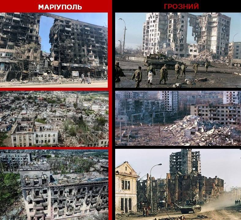 ❗️Окупований Маріуполь та Грозний стали містами-побратимами. Їх обʼєднує те, що обидва були зруйновані росіянами ❗️Окупований Маріуполь та Грозний стали містами-побратимами. Їх обʼєднує те, що обидва були зруйновані росіянами