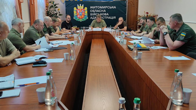 ⏺Продовжуємо працювати над посиленням обороноздатності Житомирщини.
🗣 Сьогодні у Житомирській обласній... ⏺Продовжуємо працювати над посиленням обороноздатності Житомирщини.
🗣 Сьогодні у Житомирській обласній...