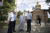 Допомогти відновитися після війни: президент &laquo;CNEWA&raquo; відвідав Ірпінь і&nbsp;Макарів
